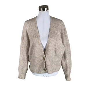 Naisten Lindex - Neuletakki, koko 40 - Beige (1)