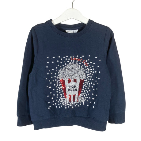 Tyttöjen Name It - Collegepaita, koko 110 - 116 - Sininen ()