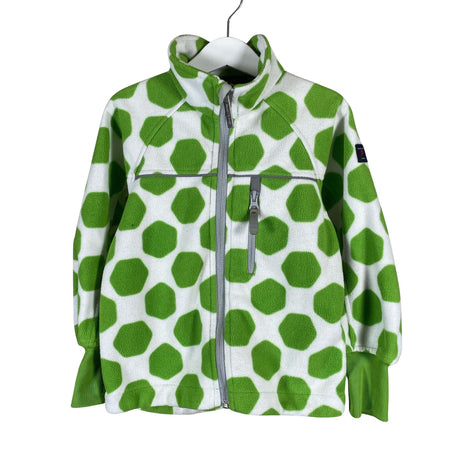 Unisex Polarn O. Pyret - Windfleecetakki, koko 104 - 110 - Vihreä ()