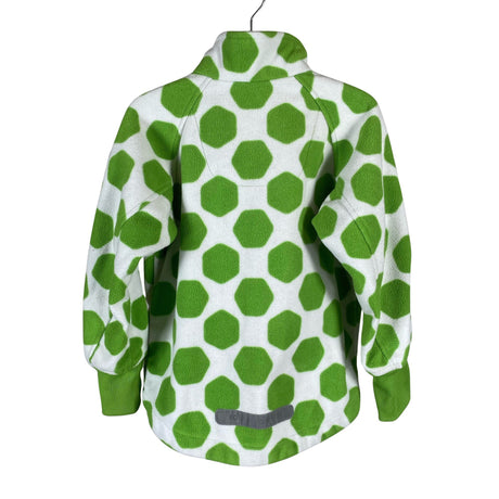 Unisex Polarn O. Pyret - Windfleecetakki, koko 104 - 110 - Vihreä (2)
