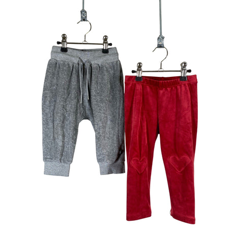 Tyttöjen Lindex - Leggingsit, koko 74 - 80 - Viininpunainen ()