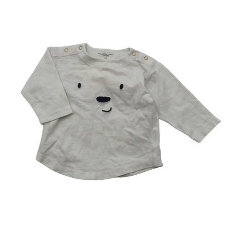 Unisex Polarn O. Pyret - Trikoopaita, koko 50 - 56 - Valkoinen ()