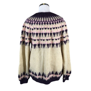 Naisten Handmade - Neulepaita, koko 44 - Luonnonvalkoinen (2)