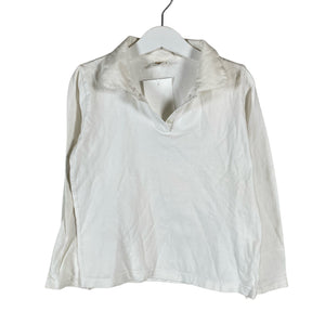 Unisex Kinderit - Trikoopaita, koko 116 - 122 - Valkoinen (1)