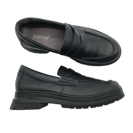 Naisten Pomar - Loaferit, koko 37 - Musta ()