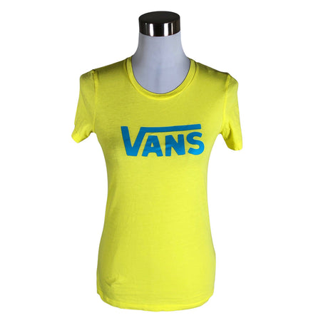 Naisten Vans - T-paita, koko 38 - Keltainen ()