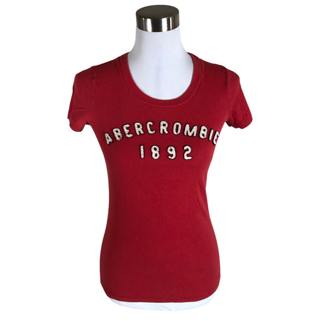 Naisten Abercrombie&Fitch - T-paita, koko 38 - Punainen ()