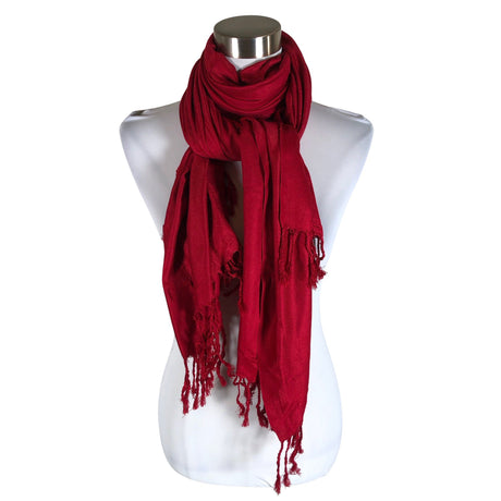 Naisten Pashmina - Huivi, koko Maxi - Punainen ()