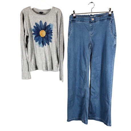 Tyttöjen Desigual - Trikoopaita, koko 146 - 152 - Harmaa ()