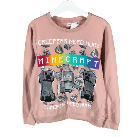 Unisex Name It - Collegepaita, koko 134 - 140 - Vaaleanpunainen ()