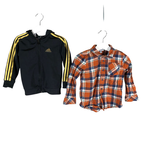 Unisex Adidas - Verryttelytakki, koko 86 - 92 - Musta ()