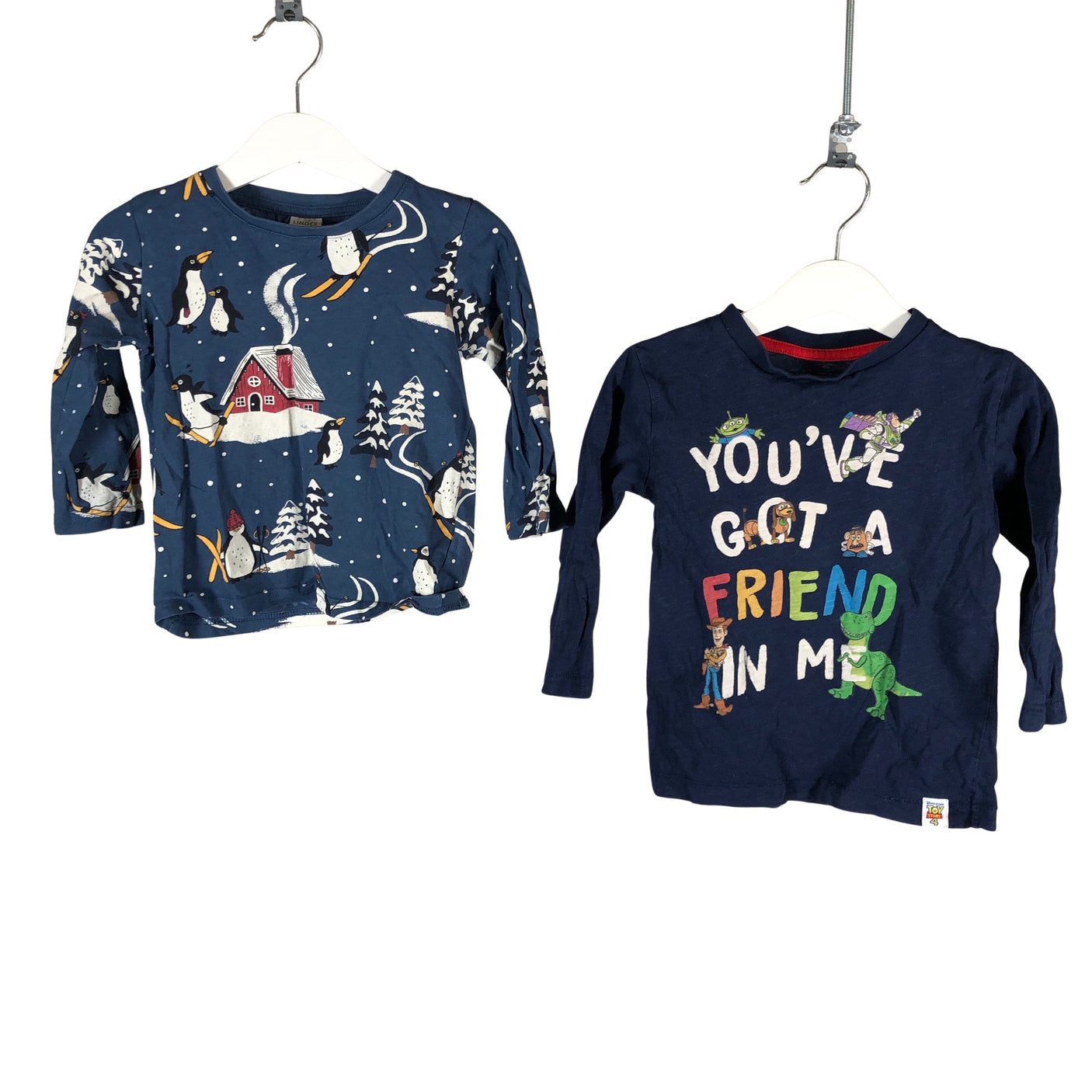 Unisex Lindex - Trikoopaita, koko 86 - 92 - Sininen (1)