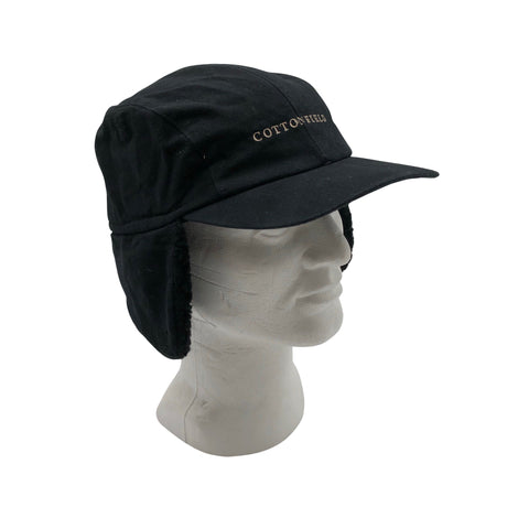 Miesten Cottonfield - Lippalakki, koko 56 - 58 cm - Musta ()