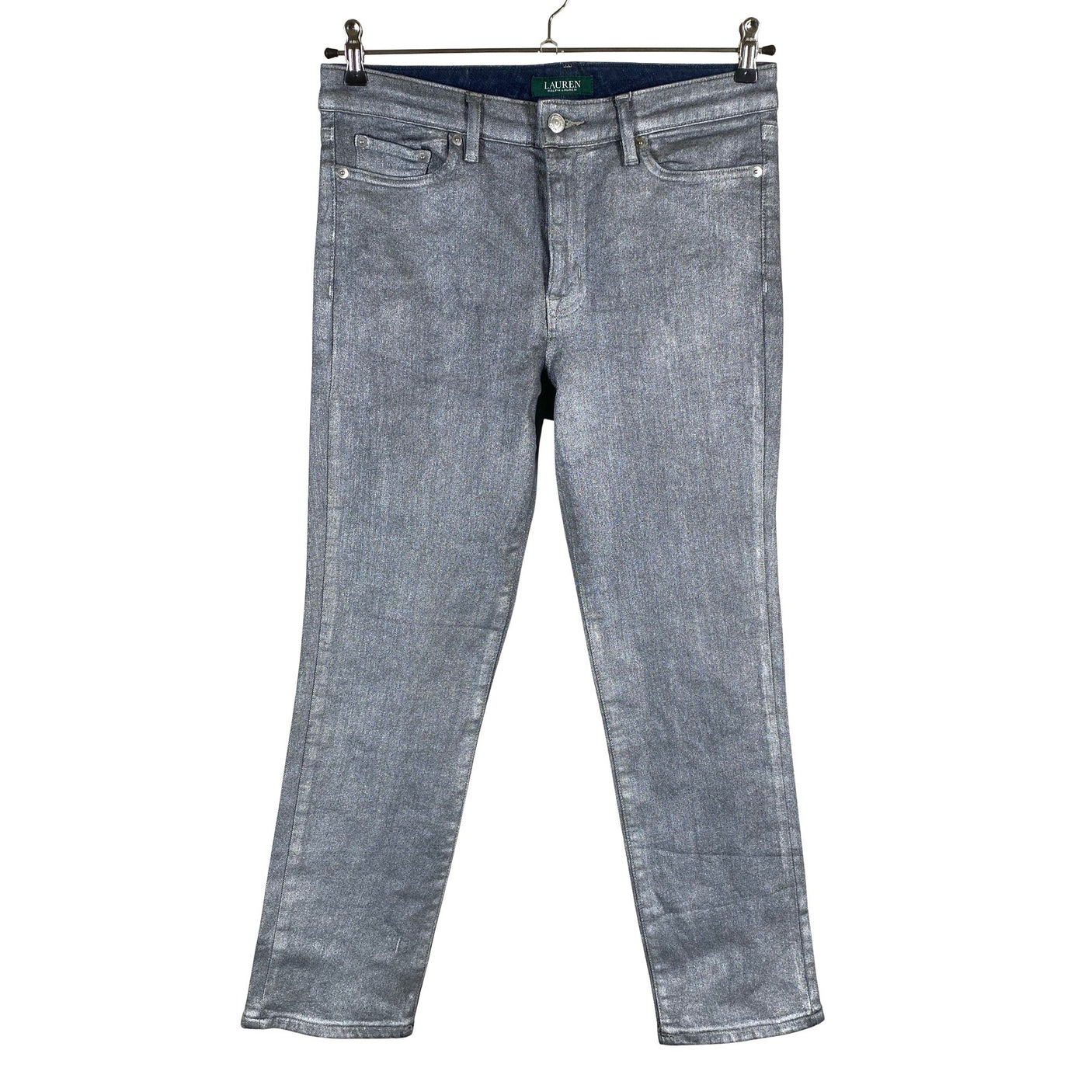 Naisten Lauren Ralph Lauren - Farkut, koko 38 - Hopea (1)