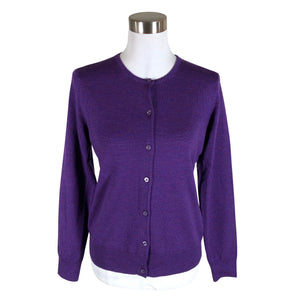 Naisten Global - Neuletakki, koko 38 - Violetti (1)