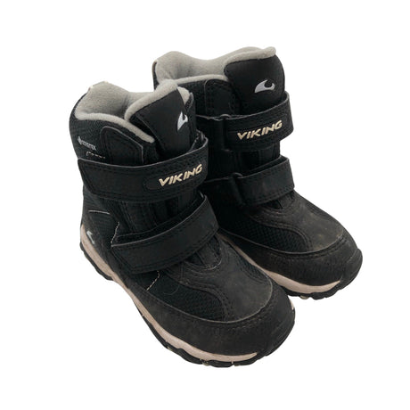 Unisex Viking - Talvikengät, koko 25 - Musta (2)