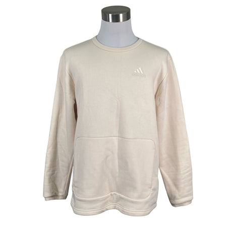 Miesten Adidas - Collegepaita, koko L - Luonnonvalkoinen ()