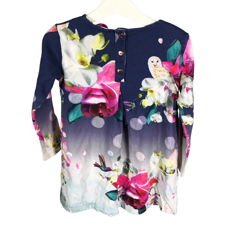 Tyttöjen Baker by Ted Baker - Trikoomekko, koko 98 - 104 - Sininen (2)