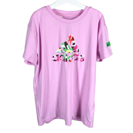 Tyttöjen Adidas - Urheilupaita, lyhyet hihat, koko 146 - 152 - Violetti ()