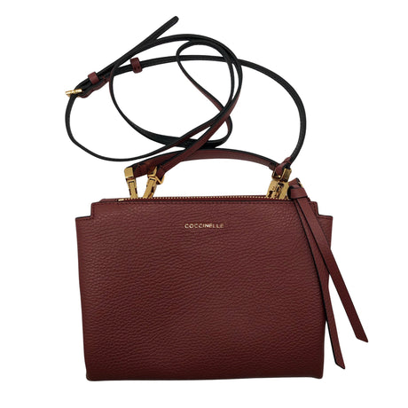 Naisten Coccinelle - Käsilaukku, koko Mini - Viininpunainen (2)