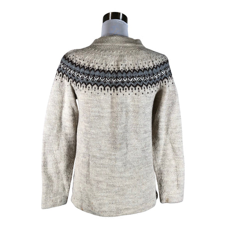 Naisten Handmade - Neulepaita, koko 38 - Luonnonvalkoinen (2)