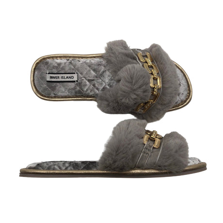 Naisten River Island - Sisäkengät, koko 40 - Harmaa ()
