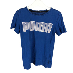 Unisex Puma - T-paita, koko 122 - 128 - Sininen (1)