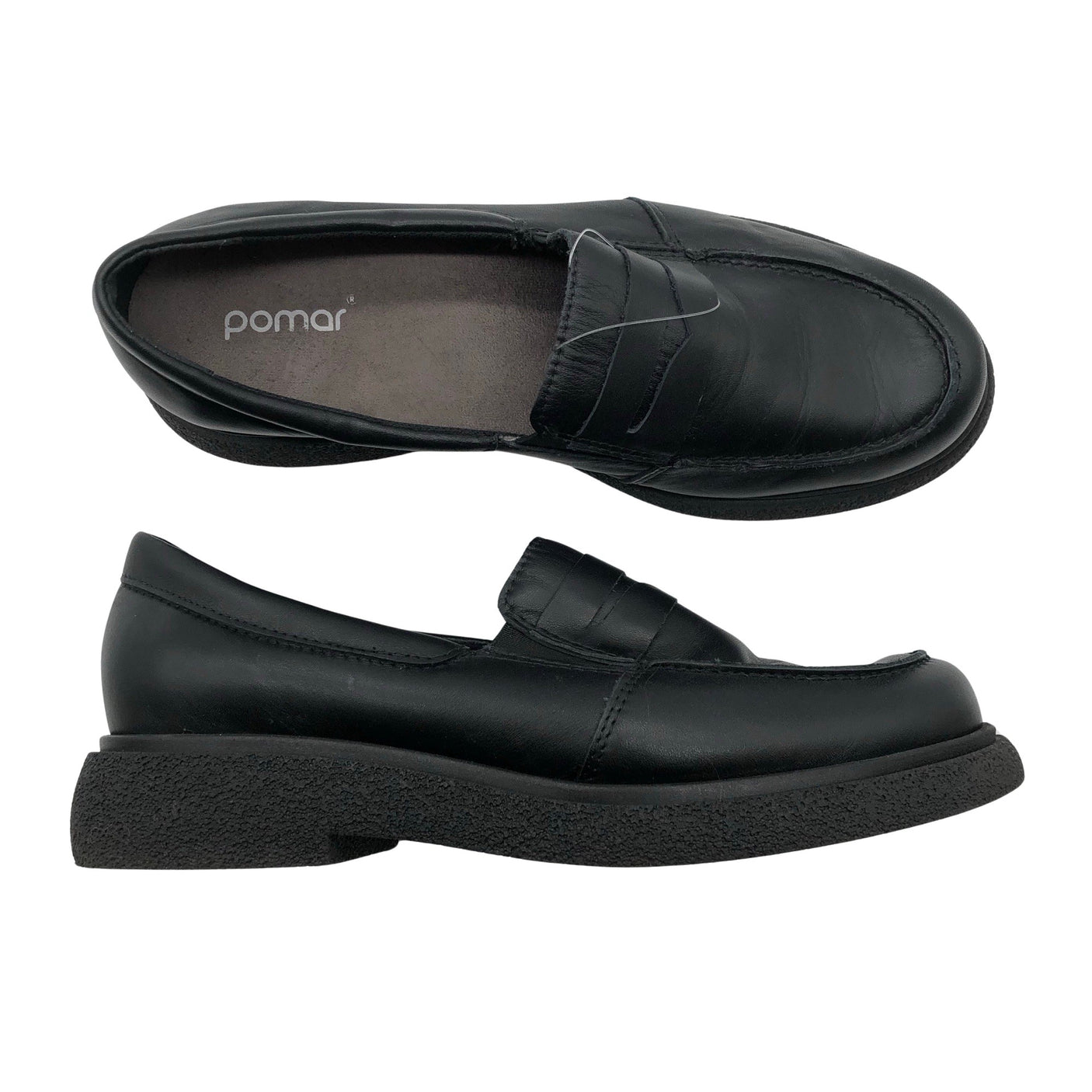Naisten Pomar - Loaferit, koko 41 - Musta (1)