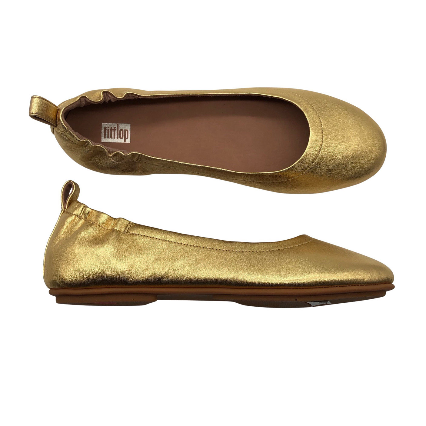 Naisten Fitflop - Ballerinat, koko 41 - Kulta (1)