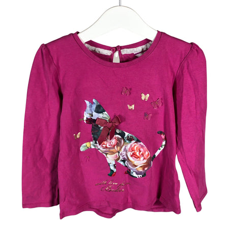 Tyttöjen Baker by Ted Baker - Trikoopaita, koko 104 - 110 - Pinkki ()