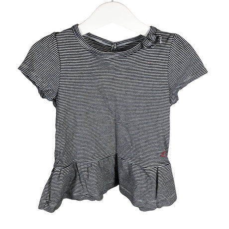 Tyttöjen Petit Bateau - Trikootunika, koko 104 - 110 - Musta ()