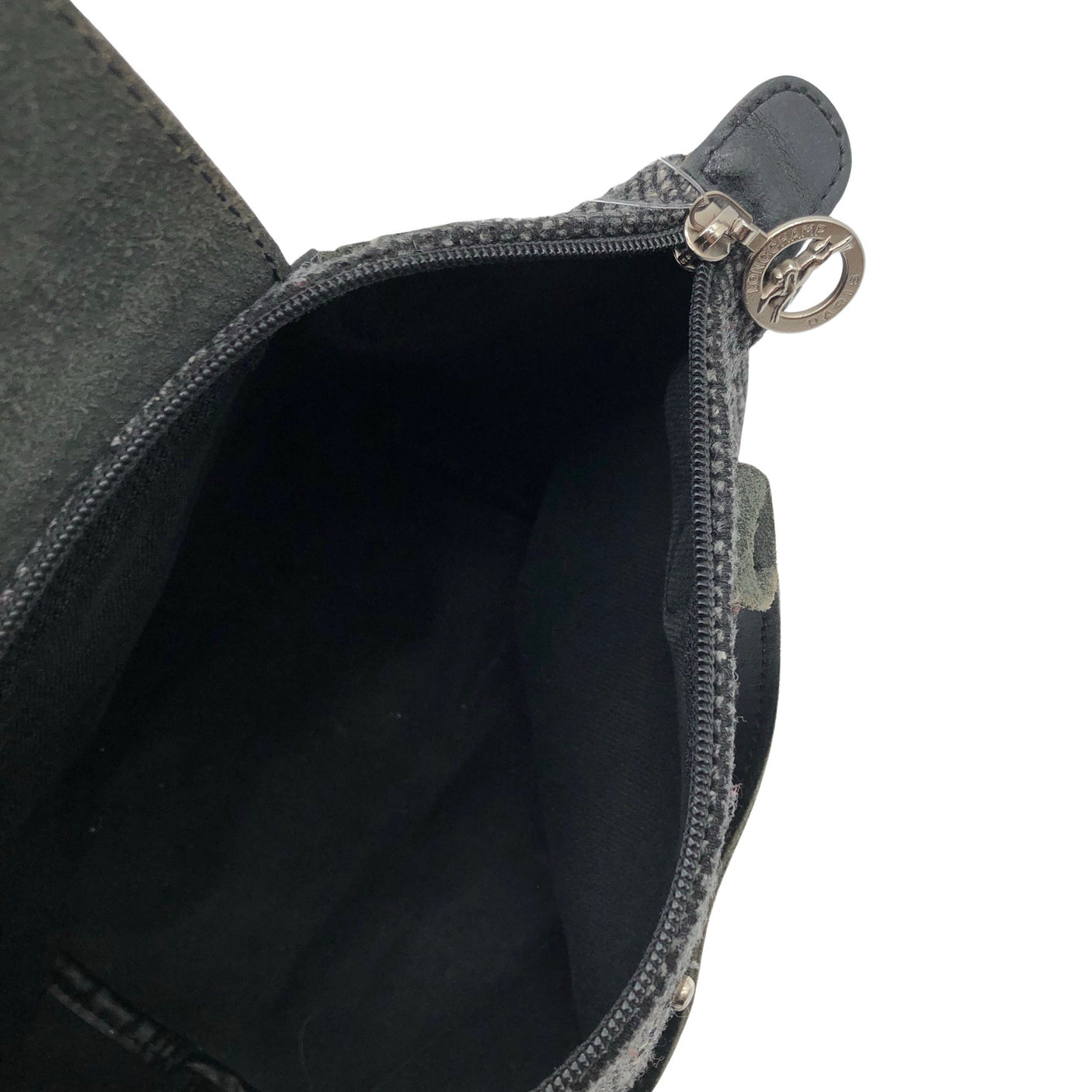 Naisten Longchamp - Käsilaukku, koko Midi - Harmaa (2)