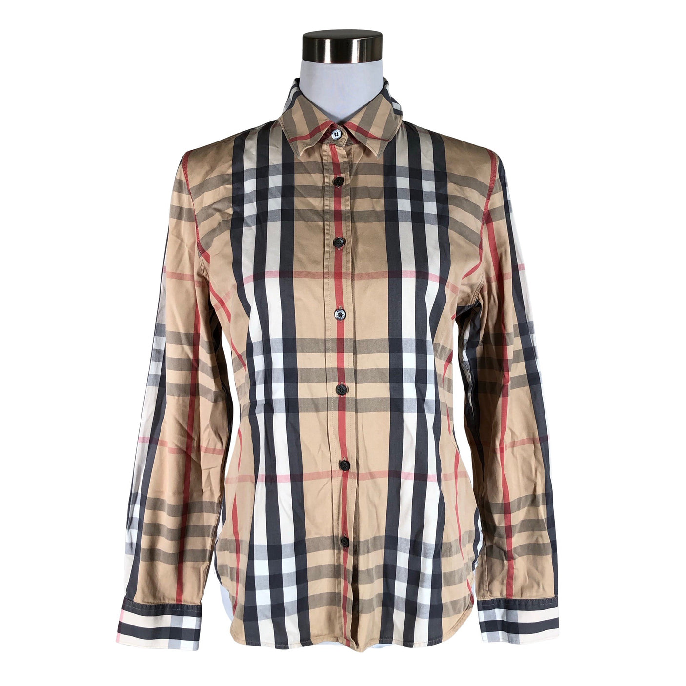 Naisten Burberry - Kauluspaita, koko 40 - Ruskea (1)
