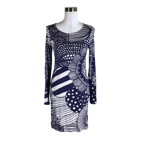 Naisten Marimekko - Trikoomekko, koko 38 - Sininen ()