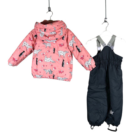 Tyttöjen Tokka Tribe - Toppa-asu, koko 86 - 92 - Vaaleanpunainen (2)