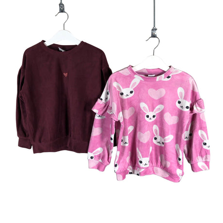 Tyttöjen Lindex - Collegepaita, koko 110 - 116 - Vaaleanpunainen ()
