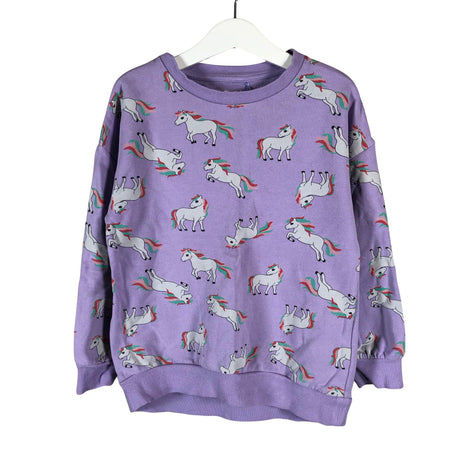 Tyttöjen Bogi - Collegepaita, koko 116 - 122 - Violetti ()