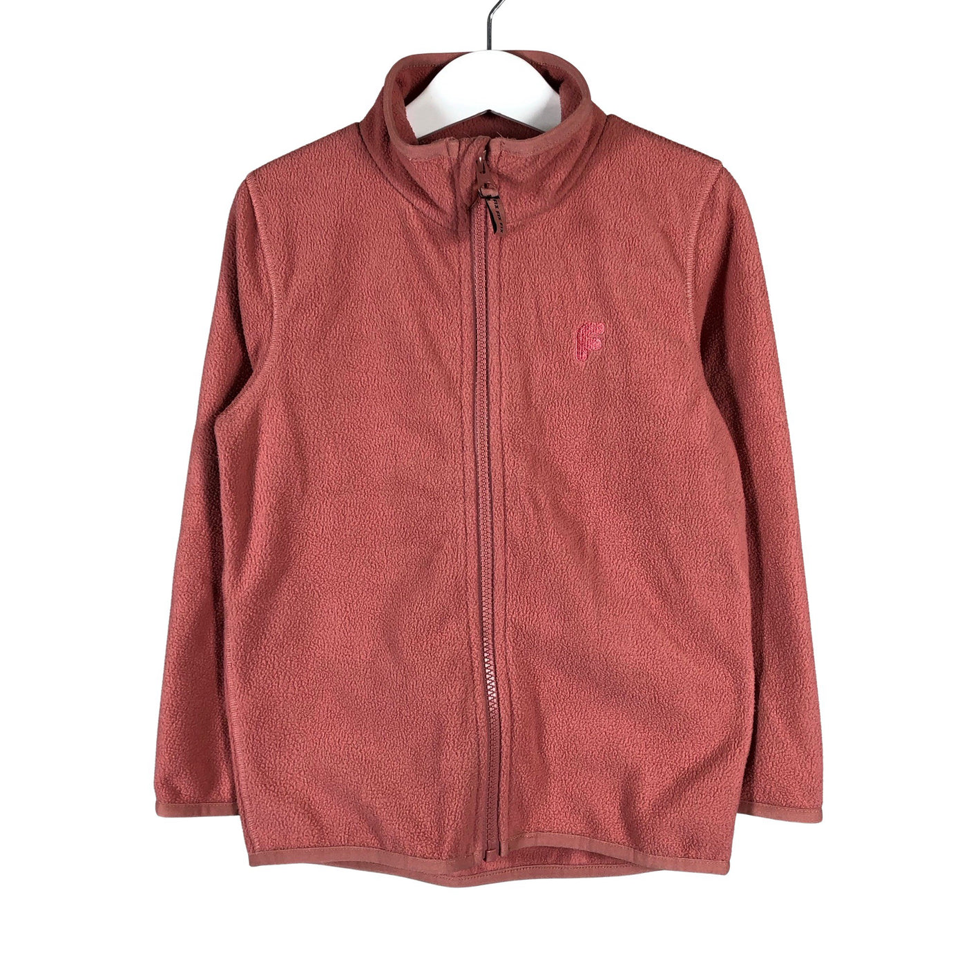 Unisex Lindex - Fleecetakki, koko 110 - 116 - Vaaleanpunainen (1)