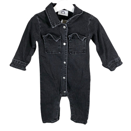 Tyttöjen I Dig Denim - Haalari, koko 74 - 80 - Musta ()