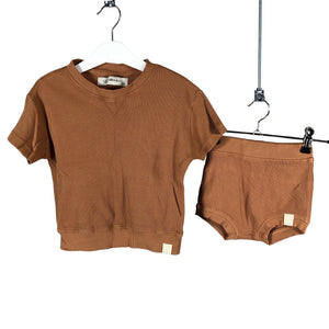 Unisex I Dig Denim - T-paita, koko 74 - 80 - Ruskea (1)