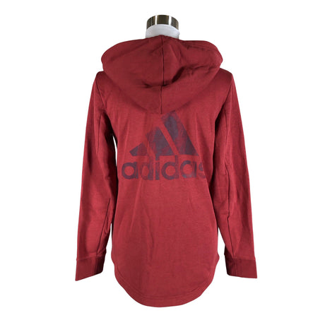 Naisten Adidas - Huppari, koko 38 - Viininpunainen (2)