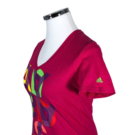 Naisten Adidas - T-paita, koko 42 - Pinkki (2)