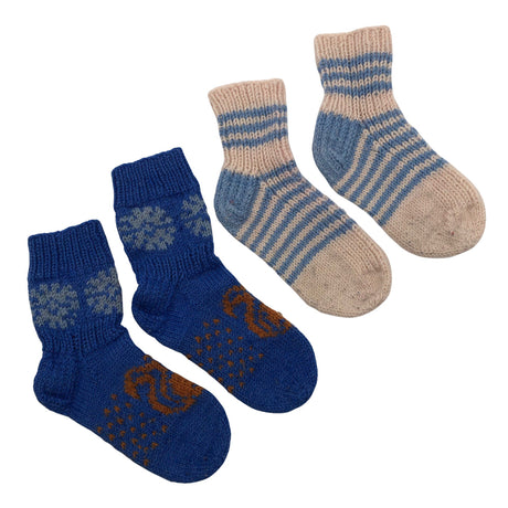 Unisex Handmade - Villasukat, koko 34 - Sininen ()