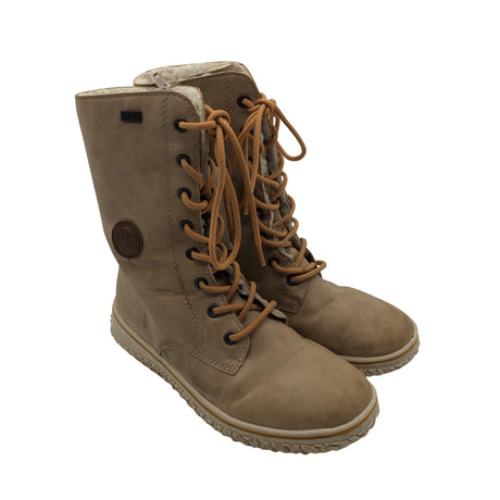 Tyttöjen Rieker - Talvikengät, koko 37 - Beige (2)