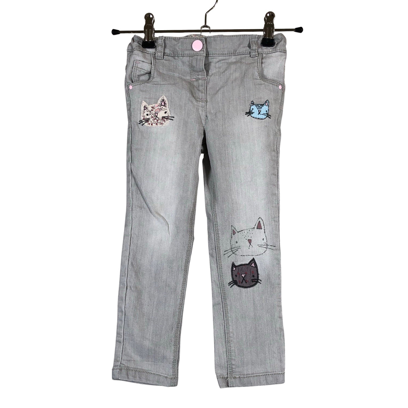 Unisex Next - Farkut, koko 92 - 98 - Harmaa (1)
