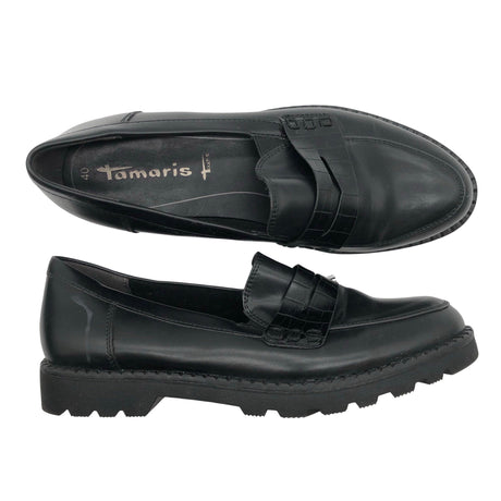 Naisten Tamaris - Loaferit, koko 40 - Musta ()