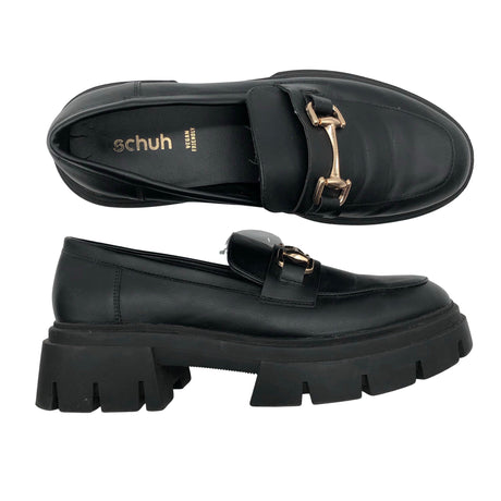 Naisten Schuh - Loaferit, koko 40 - Musta ()