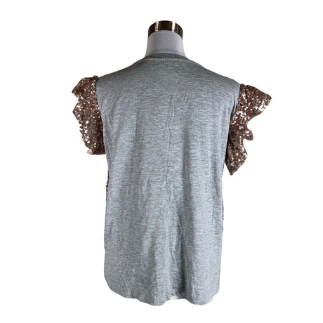 Naisten River Island - T-paita, koko 38 - Harmaa (2)