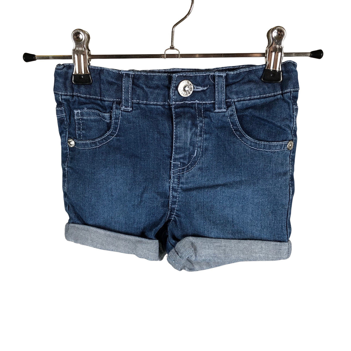 Tyttöjen Guess - Farkkushortsit, koko 86 - 92 - Sininen (1)