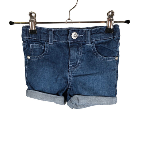 Tyttöjen Guess - Farkkushortsit, koko 86 - 92 - Sininen ()